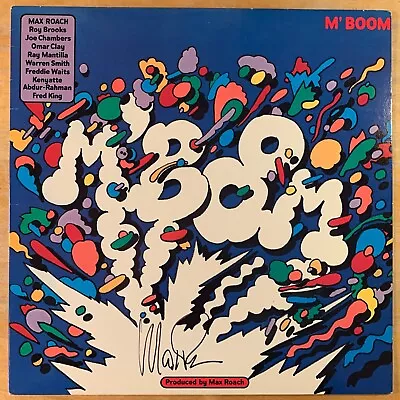 M'BOOM / MAX ROACH - M'Boom - COLUMBIA Signed JAZZ LP Roy Brooks Joe Chambers • $9.99