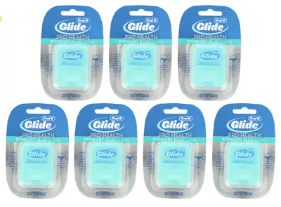 LOT OF 7 Oral-B Glide Pro-Health Comfort Plus Floss Mint 43.7 Yards Each • $26.75