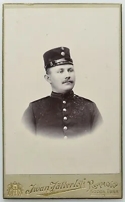 CDV Photo Soldier Phot. Iwan Zätterlöf Rommehed Sweden (6930) • $6.99