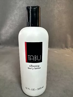 Vintage Tabu By Dana Silkening Body Lotion 12FL Oz - Rare & Hard To Find • $76.49