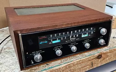 BEAUTIFUL MCINTOSH MR74 MR 74 STEREO TUNER WITH ORIGINAL WOOD HOUSING !  E • $649