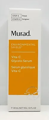 Murad Vita-C Glycolic Serum Environmental Shield Step 2 New In Box 1oz / 30mL • $34.26