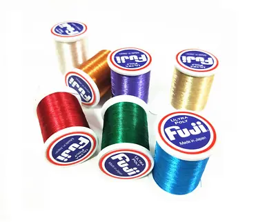 Grade A Fuji Ultra Poly Metallic Whipping Thread - Rod Building Repairs • £10.49
