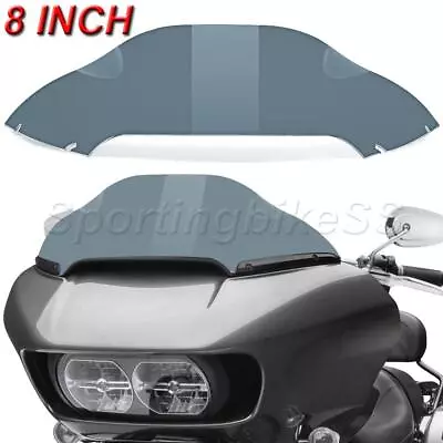 8  Wave Smoke Windscreen Windshield For Harley Road Glide FLTRX 2015-2023 2017 • $48.99