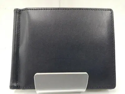 HELENA MORPHO Money Clip Bifold Wallet Card Pocket Coin Case Black Width 11.5cm  • $75.64