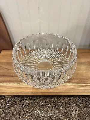 Beautiful Vintage Cut Glass Crystal 7.25” Heavy Bowl • $24