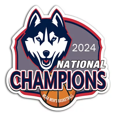 2024 Connecticut Huskies UCONN NCAA Champions Sticker Decals College Basketball • $4.50