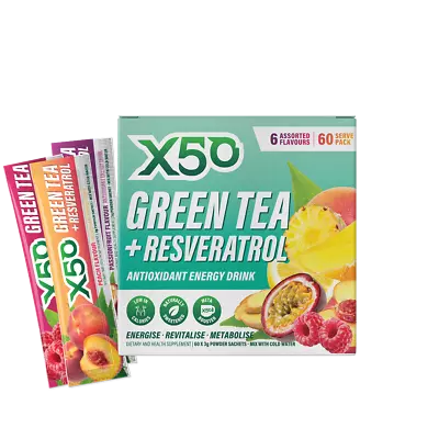 X50 Green Tea Detox Teatox Fat Burner Weight Loss Drink Tribeca Health 10 Sachet • $15.95