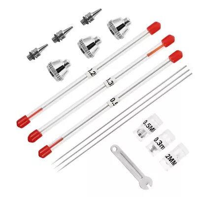 £10.30 • Buy 10PCS/Set Airbrush Cap Needle Airbrush Nozzle For Car Vehicle