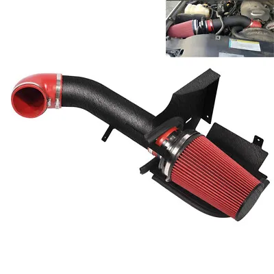 4  Inch Cold Air Intake Kit Heat Shield For 99-06 GMC/Chevy V8 4.8L/5.3L Red • $49.49