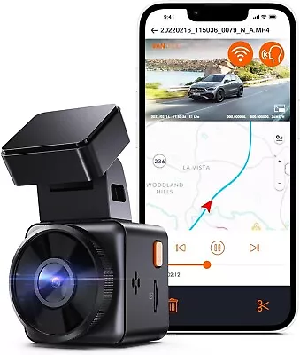 Vantrue E1 Lite WiFi Dash Cam 1080P Mini Dash Camera With GPS And Speed Free APP • $179.20