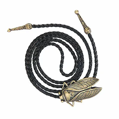 Rodeo Dance Bolo Ties Western Cowboy Necktie Bola Tie Cicada Shape • £6.70