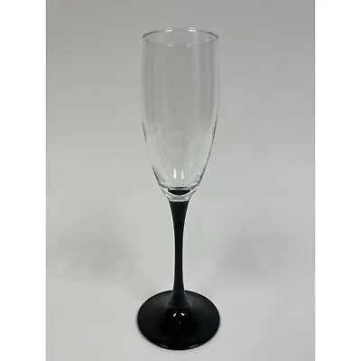 $5.20 • Buy Luminarc Black Stem Vintage Champagne Flutes