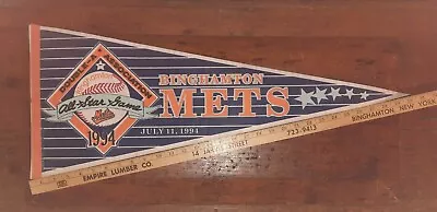 Vintage Pennant ** Binghamton Mets ** Ny ** 1994 All-star Game ** Rumble Ponies • $19.99