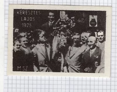 Matchbox Label Olympic Games #47 1928 Lajos Keresztes Wrestling Hungary • $4.53