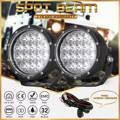 2PCS 5INCH Spotlights LED Driving Lights Spot Headlights Offraod Truck 4WD ATV • $72.99