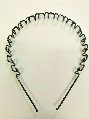 £2.10 • Buy Metal Sports Hairband Headband Wave Style Hair Band For Men Women Black Hoop