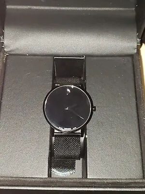 Movado Museum Classic 40 Mm Black Stainless Steel Case Black Stainless Steel... • $850