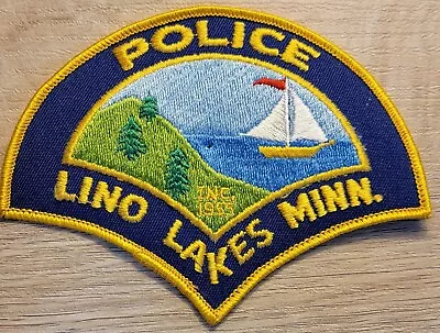 Vintage Minnesota Lino Lakes Police Patch  • $8.88