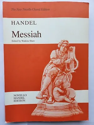 Handel Messiah - Novello Handel Edition - Gc - Freepost • £9.95