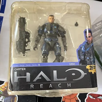 Halo Reach Series 5 UNSC Carter Action Figure McFarlane Toys NO HELMET • $34.99