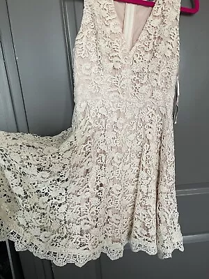 FRENCH CONNECTION Crochet Lace Floral Dress Small- Medium Tagsay8 • $39