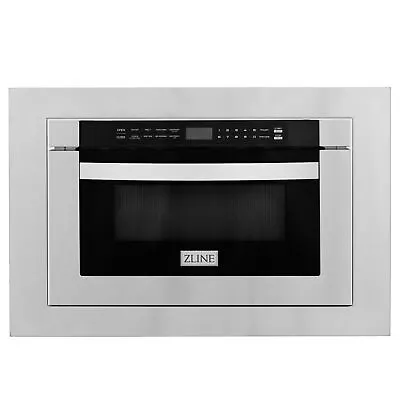 NEW ZLINE 24  1.2 CU Ft Stainless Steel Microwave Drawer With Trim Kit MWD-TK-30 • $1401.65