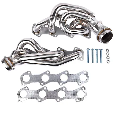 Shorty Headers Manifold For Ford F-150/250 Expedition 97-03 5.4L Stainless Steel • $116