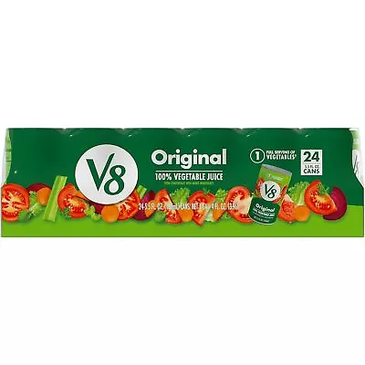 V8 Original 100% Vegetable Juice 5.5 Fl Oz Can (Pack Of 24) • $49.99