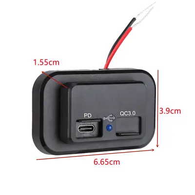 For Car Boat Motorcycle 36W QC3.0 USB Fast Charger Socket Power Outlet Adapter • $12.87