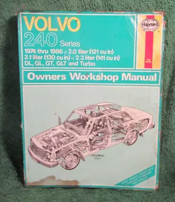 HAYNES #270 Automotive Repair Manual Volvo 240 Series 1974-1986 • $15