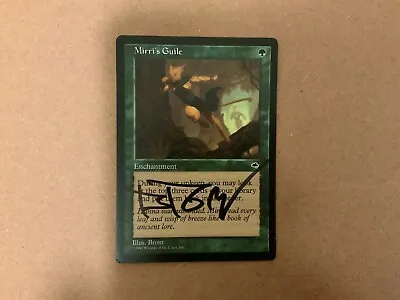 MTG Mirri’s Guile Signed Artist Proof X1 Tempest TMP Brom • $267