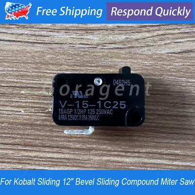 For Kobalt 2MOS Sliding 10  Bevel Sliding Compound Miter Saw ON/OFF Switch 15A • $17.22