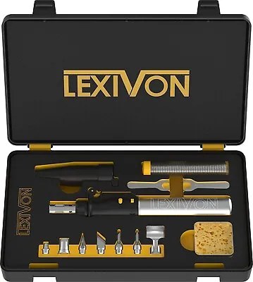 £29.95 • Buy LEXIVON Butane Soldering Iron Multi-Purpose Kit | Cordless Self-Igniting -LX-770