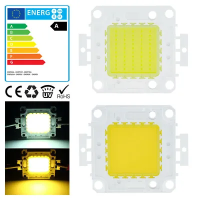 10W 20W 30W 50W 70W 100W High Power LED Chip COB Bulb To Flood Light DIY 12V 36V • $0.99