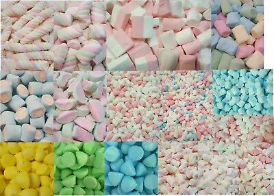 Marshmallow Sweets Soft Shapes  Choose From Many Shapes Size HALAL • £17.75