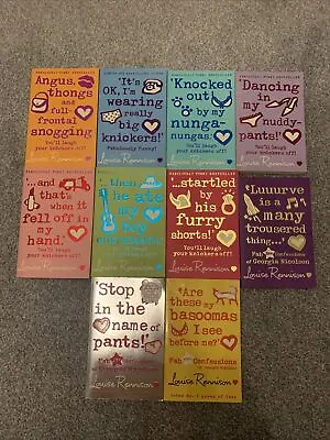 1 - 10 BOOKS! THE COMPLETE CONFESSIONS OF GEORGIA NICOLSON By LOUISE RENNISON • £18