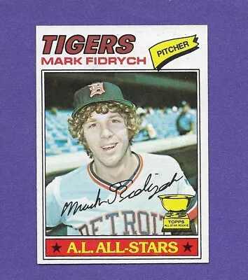 1977 Topps #265 Mark The Bird Fidrych ROOKIE Card Detroit Tigers Centered NM/MT+ • $49.99