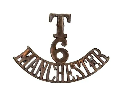 T.6 Manchester Shoulder Title Brass Metal • £25