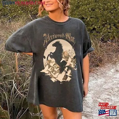 Fleetwood Mac Band Graphic Black Color Shirt Unisex Men Women KTV3802 • $16.99