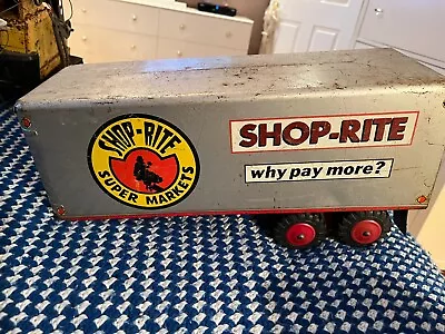 Vintage Multi Color Shop Rite Tractor Trailer Rear Section Only • $69.99