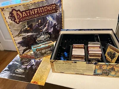 Pathfinder Skull And Shackles Game Base Set With Wormwood Mutiny Adventure Deck • $7.38