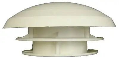 £9.75 • Buy White Plastic Circular Mushroom Roof Vent For Caravan Or Motorhome CRV2