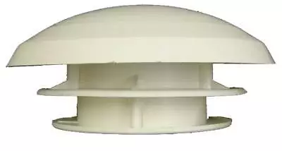 White Plastic Circular Mushroom Roof Vent For Caravan Or Motorhome CRV2 • £11.95