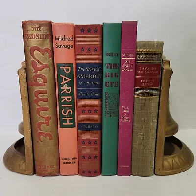 Lot Of 6 Vintage Decorative Staging Prop Hardback Books ~Choose Your Color~ • $25