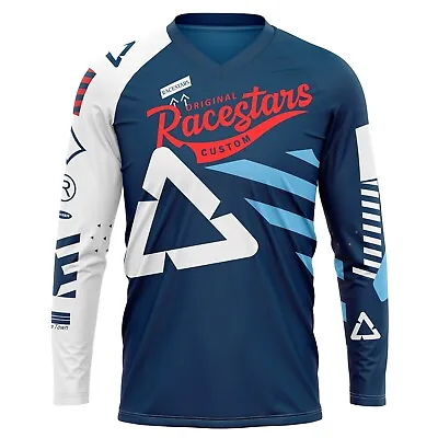 Motocross Long Sleeve MTB Enduro Sweatshit Cycling Jersey Mountain Bike Shirt MX • $18.99