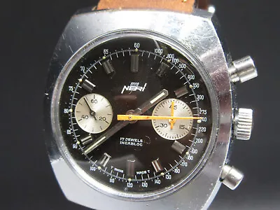 G330 ⭐⭐Vintage   NERI   Chronograph Valjoux 7733 Watch Hau ⭐⭐ • $318.52