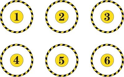 £15.98 • Buy Jucoci Objective Point Markers 6PCS Set Objective Marker Compatible With WH40K