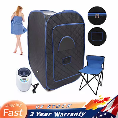 Foldable Sauna Tent Full Body Personal Steam Sauna Spa Detox Sauna Heating Box • $112.10