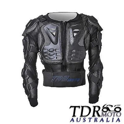 MX Gear Comp Black Motocross Pressure Suit MTB Dirt Bike Adult Body Armour • $54.95